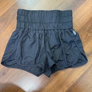 Free People Movement The Way Home Shorts Active Athleisure Workout Black Sz S